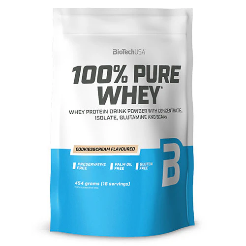BioTechUSA 100% Pure Whey Protein Pulver | Cookies & Cream