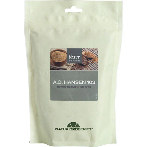 A. O. Hansens Urteblanding 103 Hørfrø og Bukkehornsfrø | 400 g