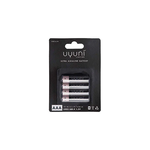 Uyuni lighting AAA Batteri, 1,5V, 1000 mAh, 4-pack