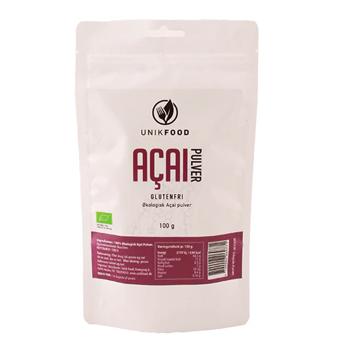 Unikfood Acai Pulver Økologisk | 100 g