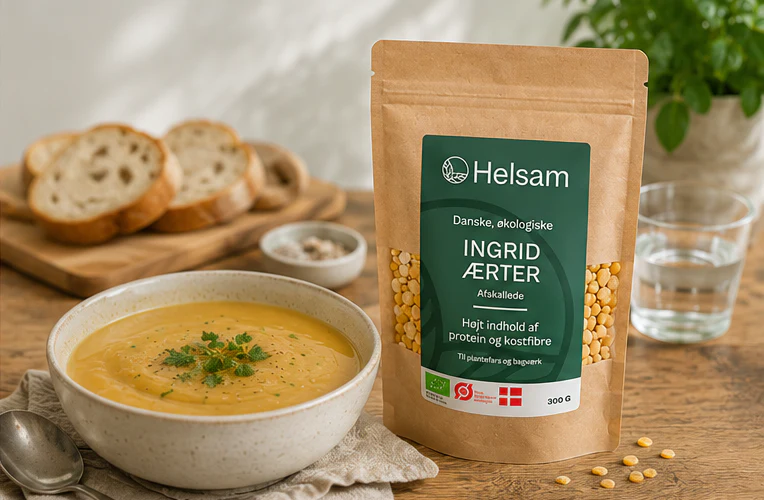 Helsam Ingrid ærter økologisk - 300 g | Afskallede - Image 3