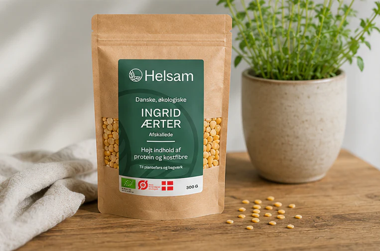 Helsam Ingrid ærter økologisk - 300 g | Afskallede - Image 5