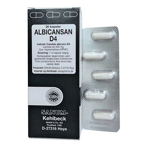 Sanum Albicansan Kapsler D4 | 20 kapsler