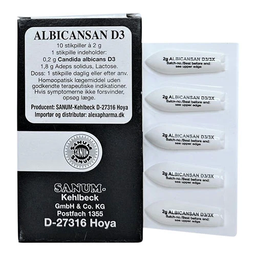 Sanum Albicansan Stikpiller D3