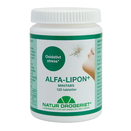 Natur-Drogeriet Alfa-lipon+ Minitabs | 120 tabletter