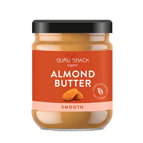 Guru Snack Mandelsmør Smooth Økologisk | 250 g