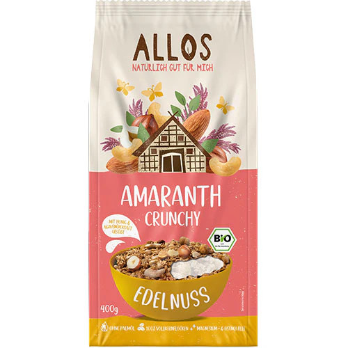 Amarant crunchy müsli med nødder Ø
