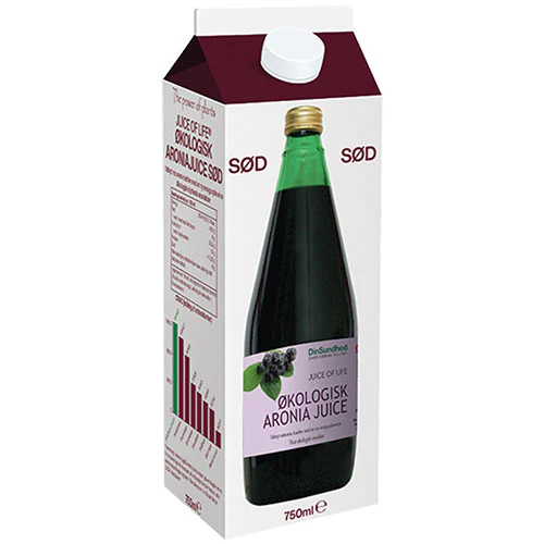 Livets frugt saft Aronia Saft M. Rørsukker Økologisk | 750 ml