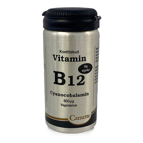 Camette B12 Vitamin 500 Mcg | 90 tabletter