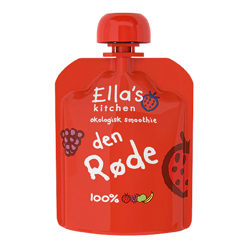 Ellas Kitchen Babysmoothie Den Røde Økologisk 6 Mdr | 90 g