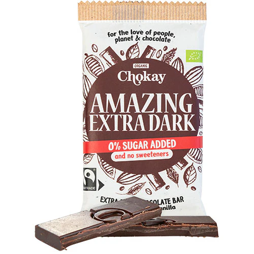 Chokay Chokoladebar Økologisk 70 g | Fantastisk Ekstra Mørk