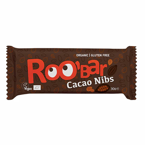 ROO'bar Choko Bar Økologisk | Kakaonibs