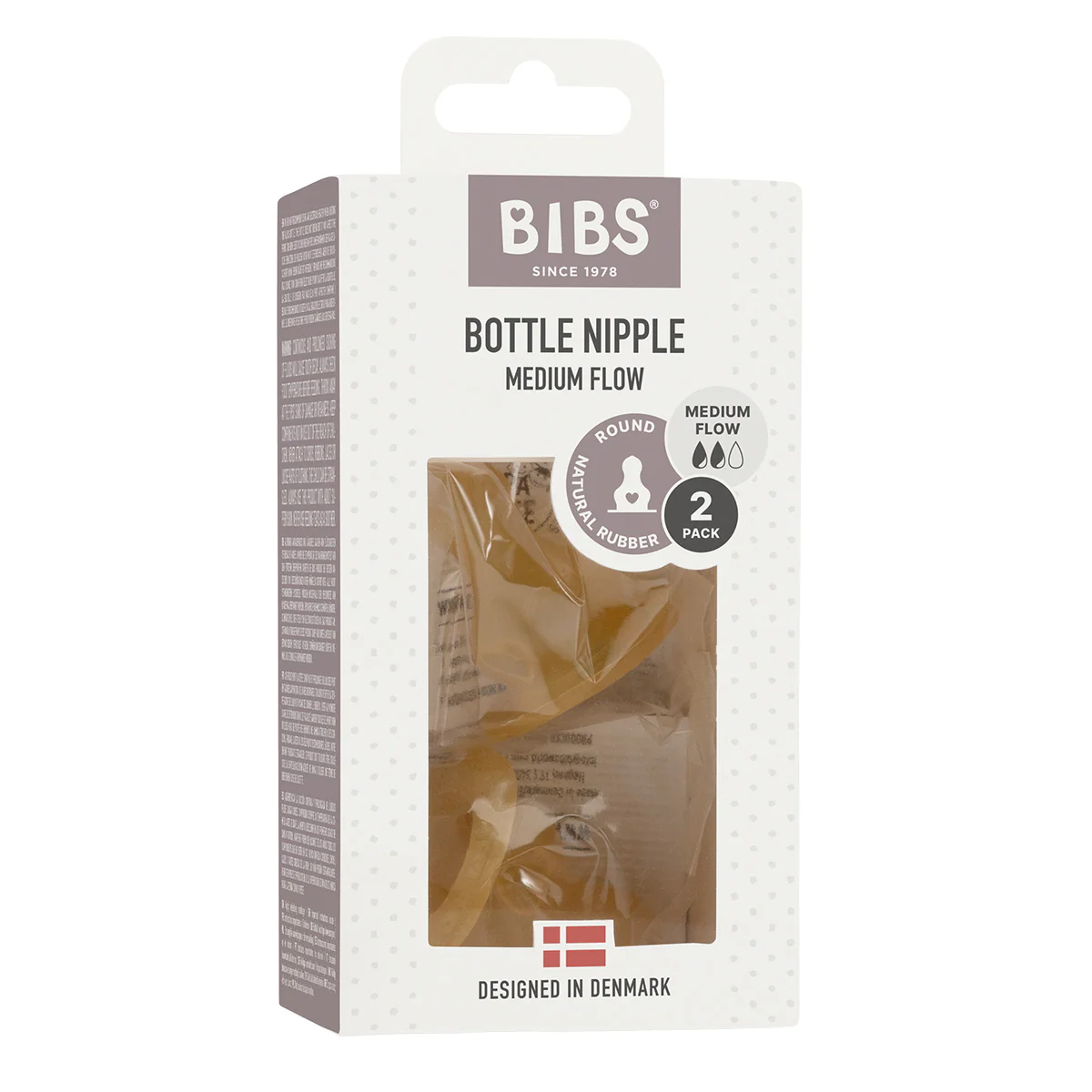 Bottle Nipple Latex Medium Flow 2-pak - Image 3