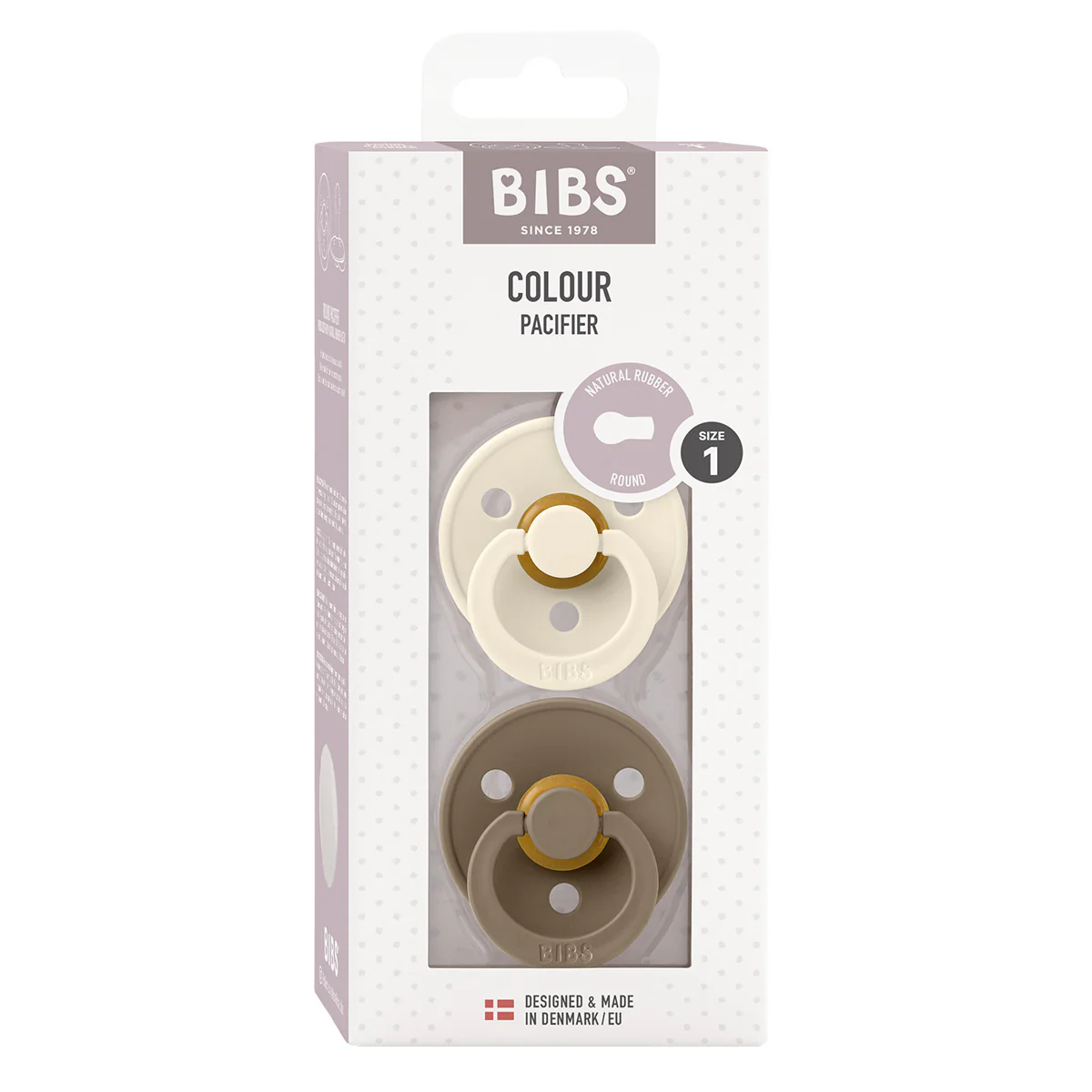 BIBS Colour Latex Ivory/Dark Oak | Size 1 - 2 PACK - Image 3