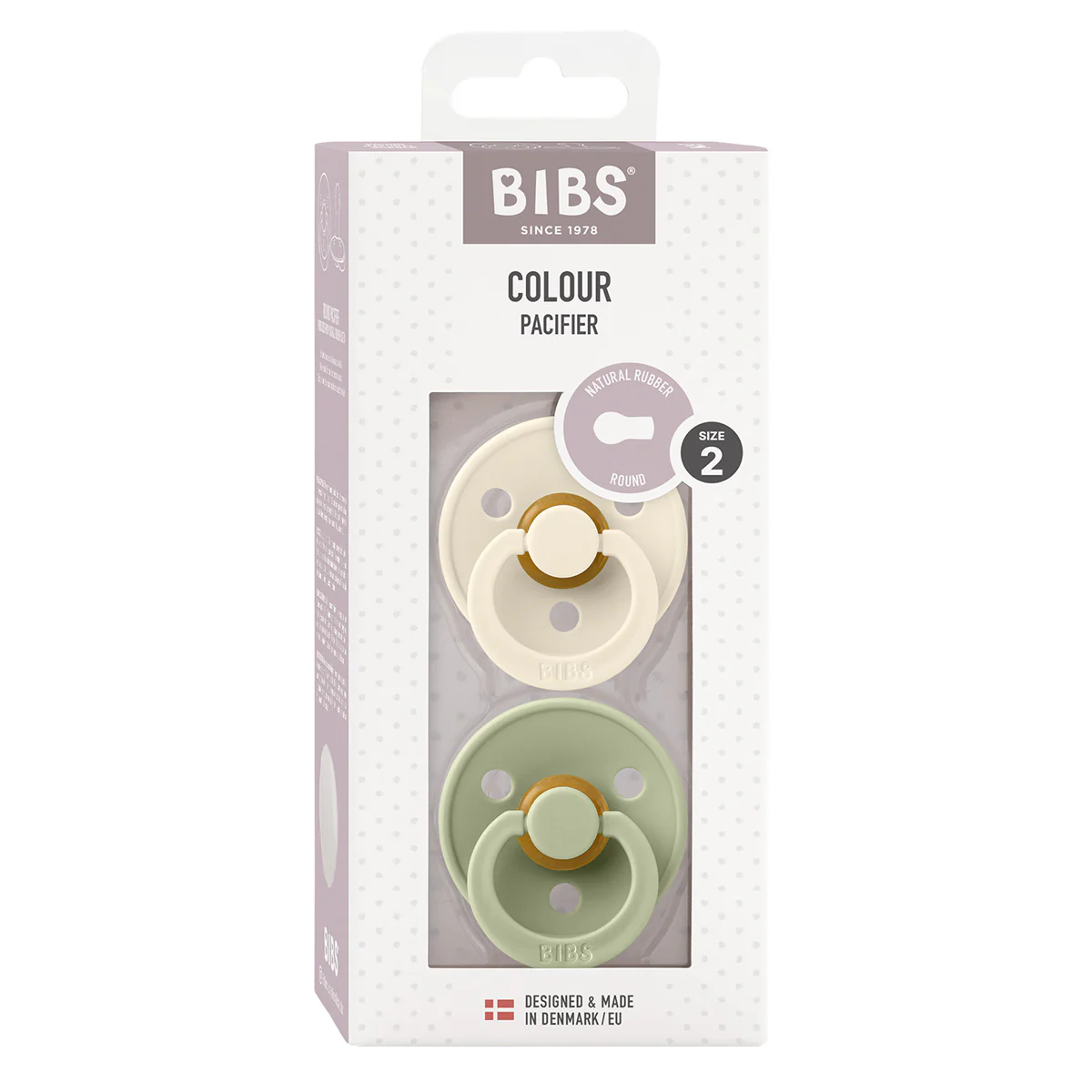 BIBS Colour Latex Ivory/Sage | Size 2 - 2 PACK - Image 3