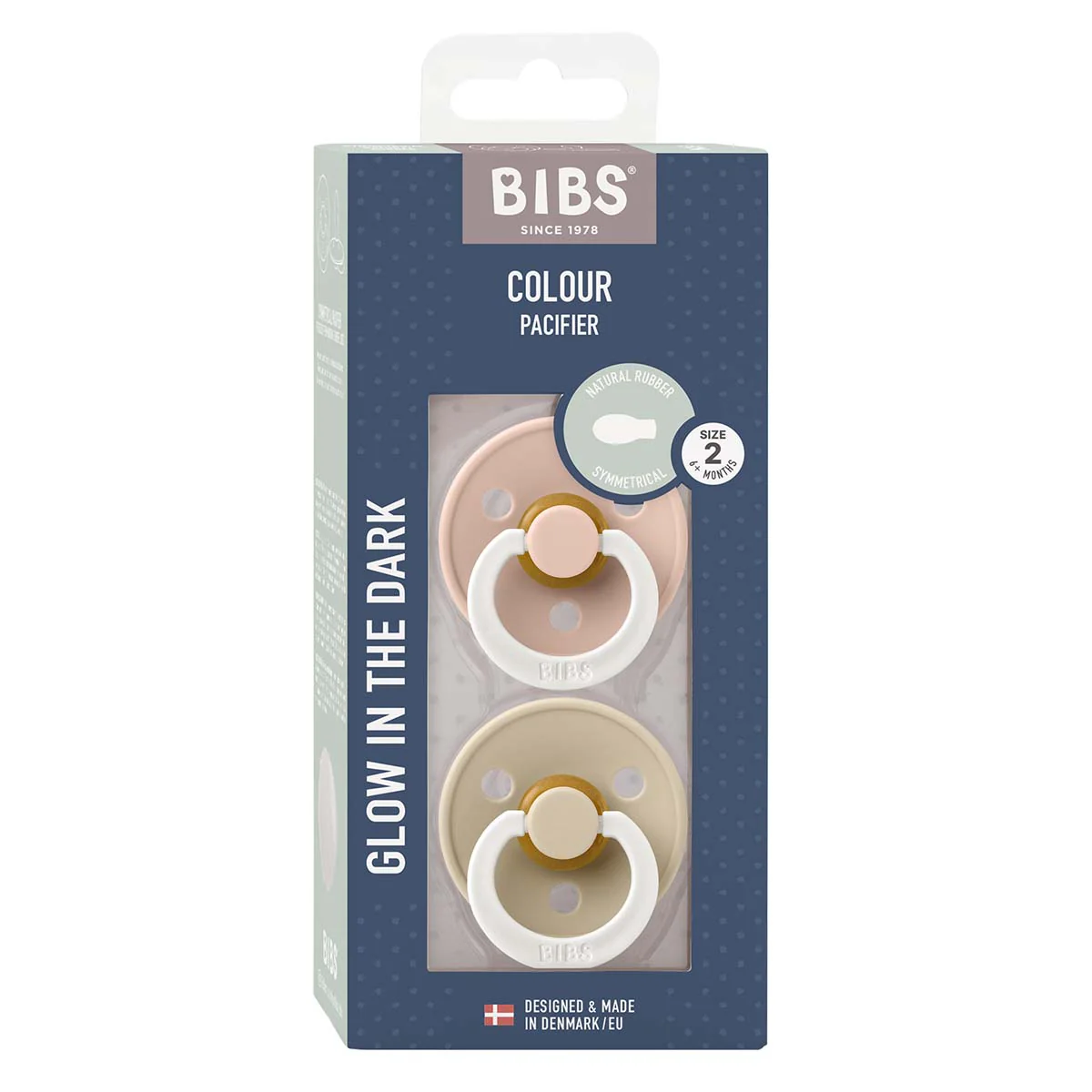 BIBS Colour Latex Size 2 Symmetric Blush GLOW - Image 2