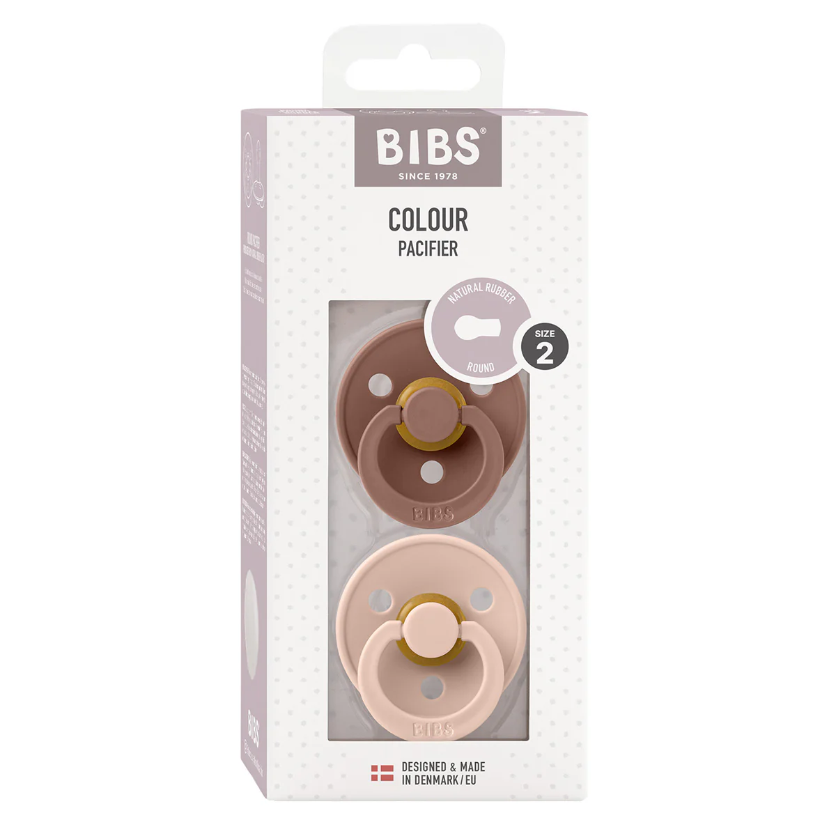 BIBS Colour Latex Size 2 Woodchuck/Blush 2 PACK - Image 2