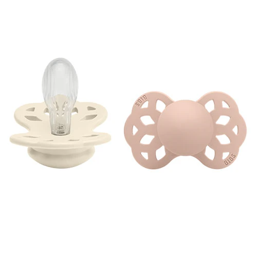 BIBS Infinity Silicone Symmetrical Ivory/Sage | Size 2
