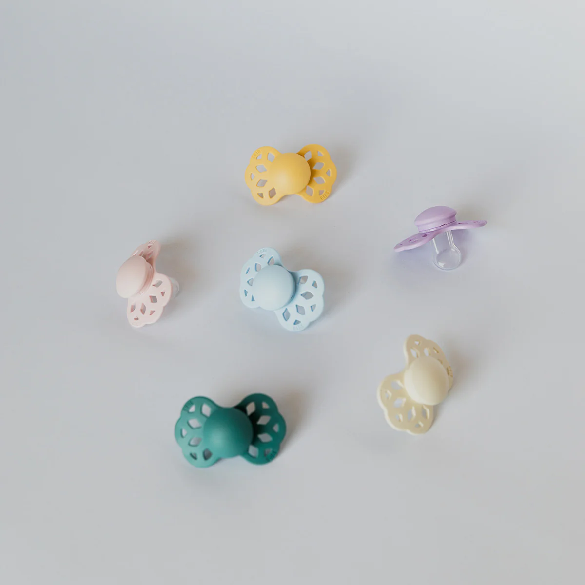 BIBS Infinity Silicone Symmetrical Ivory/Sage | Size 2 - Image 3