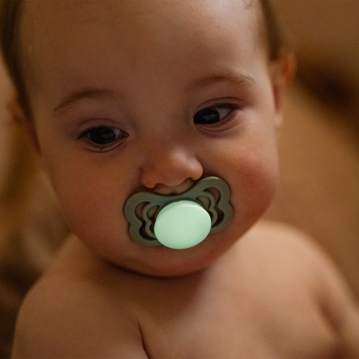 BIBS Supreme Silicone Sage GLOW/Cloud GLOW | Size 2 - Image 2