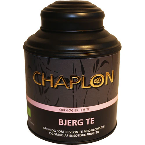 Chaplon Bjergblomst Sort/grøn Te I Dåse Økologisk | 160 g