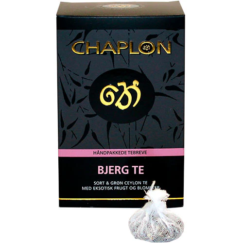 Chaplon Bjergblomst Sort/grøn Te Økologisk | 15 breveeve