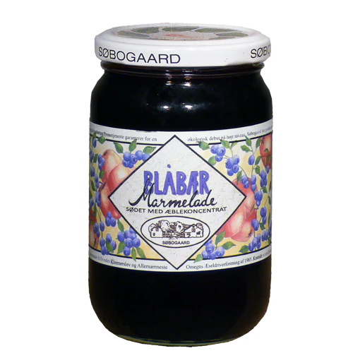 Søbogaard Blåbærmarmelade Sødet M Æble | 390 g