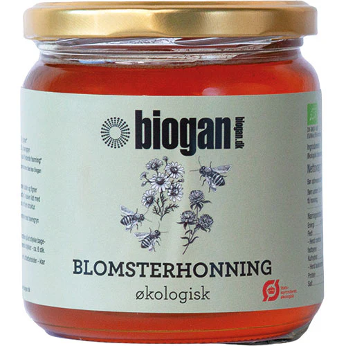 Biogan Blomster Honning Økologisk | 500 g