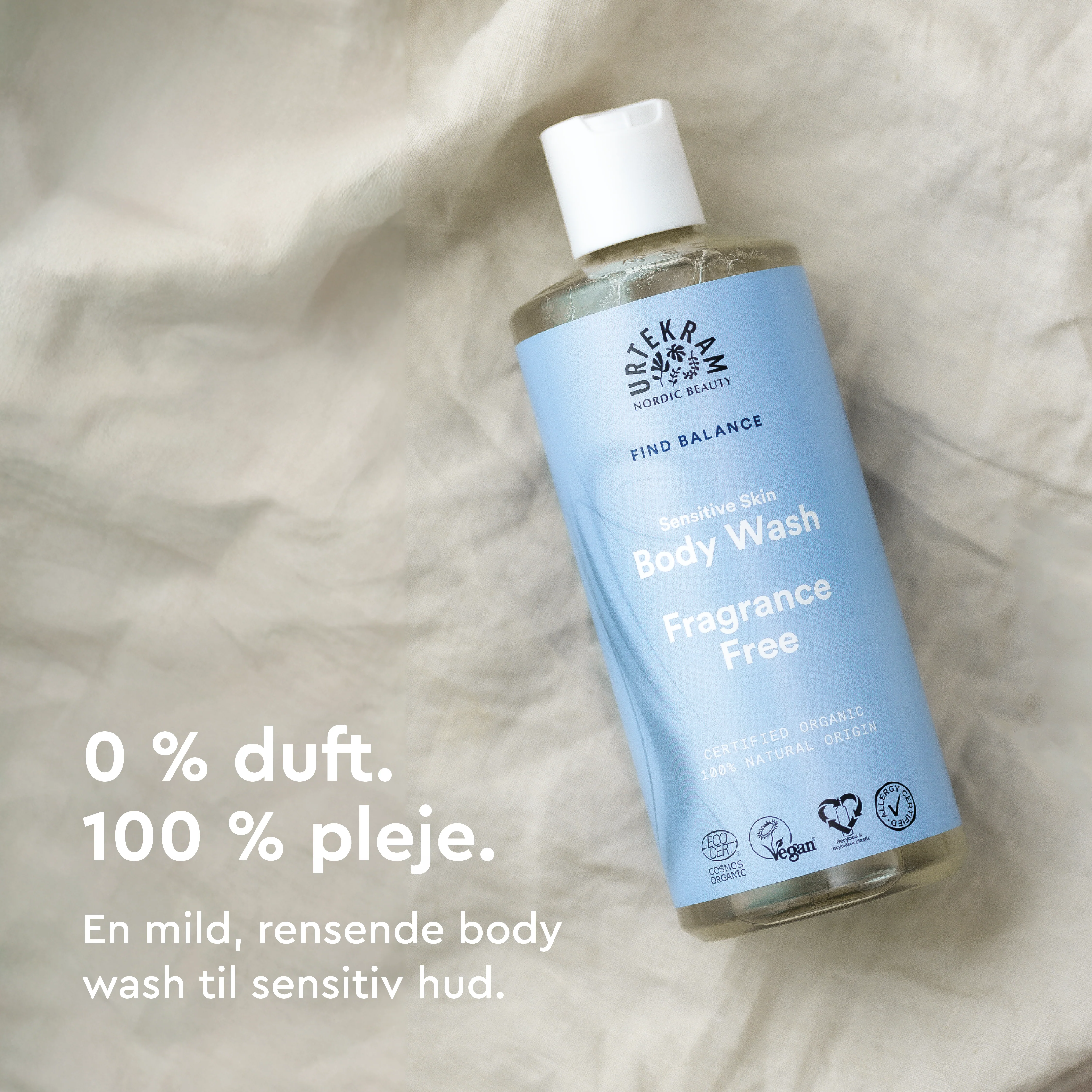 Urtekram Body Wash Fragrance Free | 500 ml - Image 2