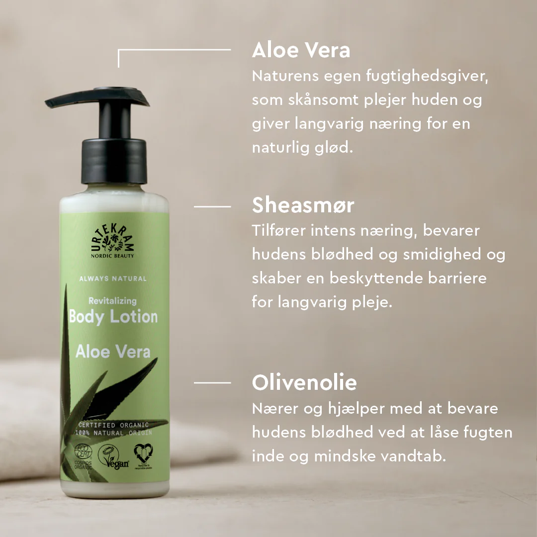 Urtekram Aloe Vera Body Lotion | 245 ml - Image 4