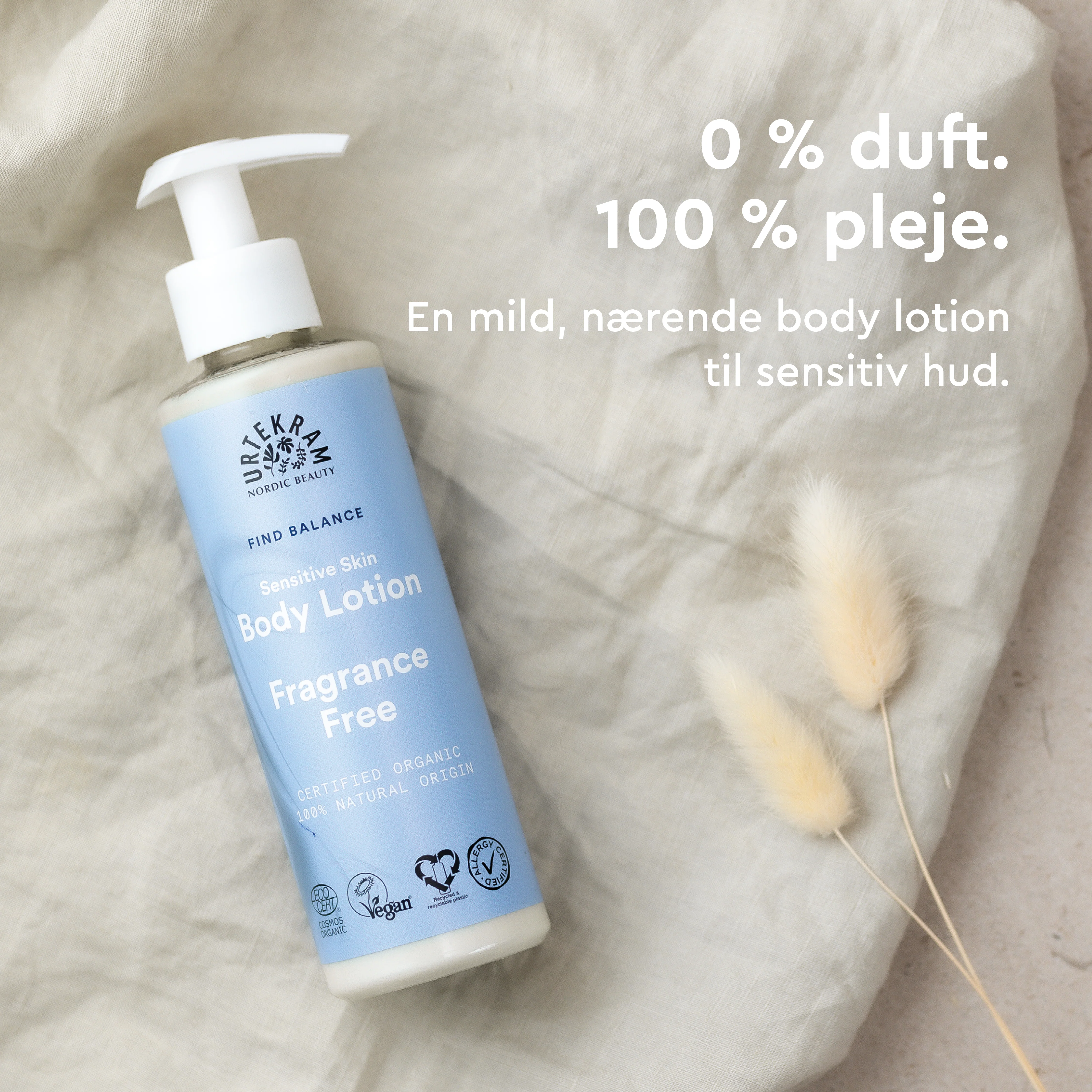 Urtekram Bodylotion Fragrance Free | 245 ml - Image 2