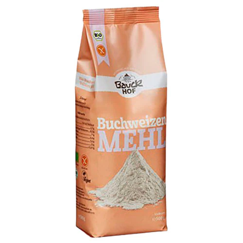 Bauckhof Boghvedemel Fuldkorn Gl.fri Økologisk | 500 g