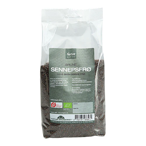 Natur-Drogeriet Brune Sennepsfrø Økologisk | 500 g