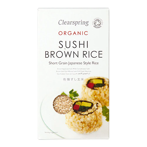 Clearspring Brune Sushi Ris Økologisk | 500 g