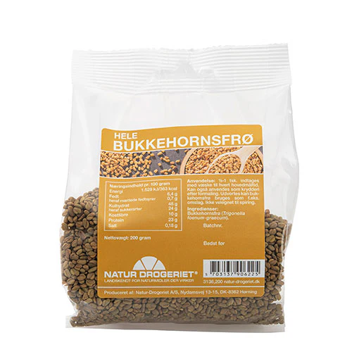 Natur-Drogeriet Bukkehornsfrø Hele | 200 g