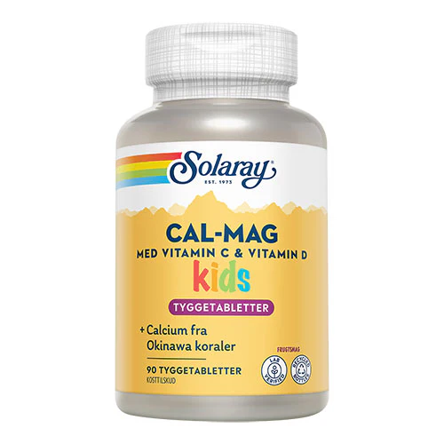 Solaray Cal-mag Kids | 90 tabletter
