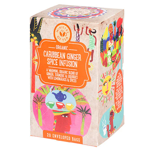 Ministry Of Tea Caribbean Ginger Spice Te Økologisk | 20 breve