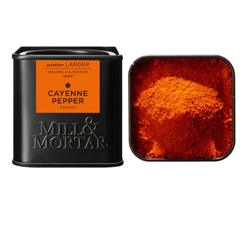 Mill & Mortar Cayenne Peber Stødt Økologisk | 45 g