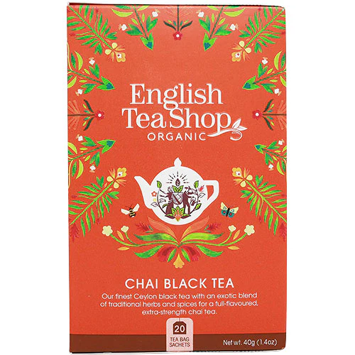 English Tea Shop Chai Black Tea Økologisk | 20 breve