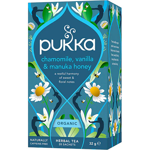 Pukka Chamomile Te m. Vanilla & Manuka Honey Økologisk | 20 breve