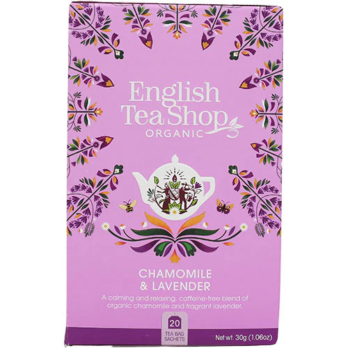 English Tea Shop Chamomille & Lavender Tea, Økologisk | 20 breve