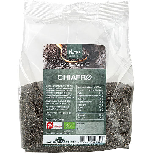 Natur-Drogeriet Chia Frø Økologisk | 500 g