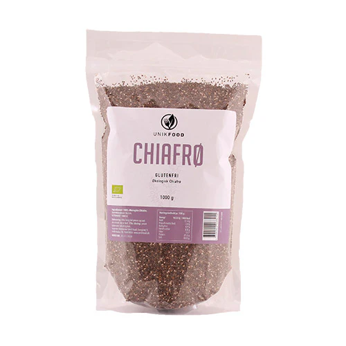 Unikfood Chiafrø Økologisk | 1 kg