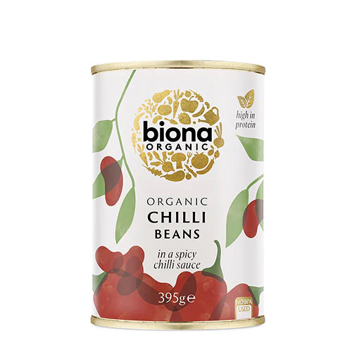 Biona Organic Chilli Beans Røde Kidneybønner I Chili Økologisk | 395 g