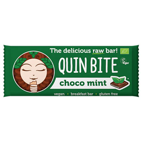 Quin Bite Bar Glutenfri Økologisk | Choco Mint