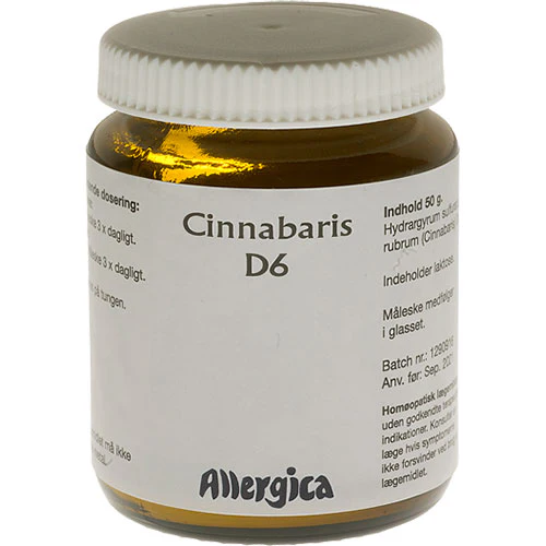 Allergica Cinnabaris D6 Trit | 50 g