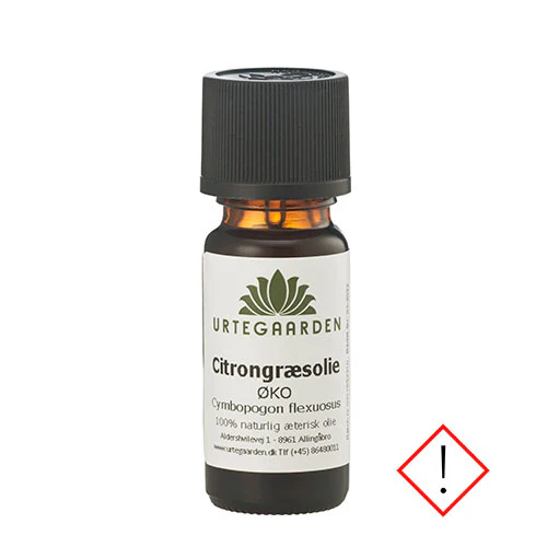 Urtegaarden Citrongræsolie Økologisk | 10 ml