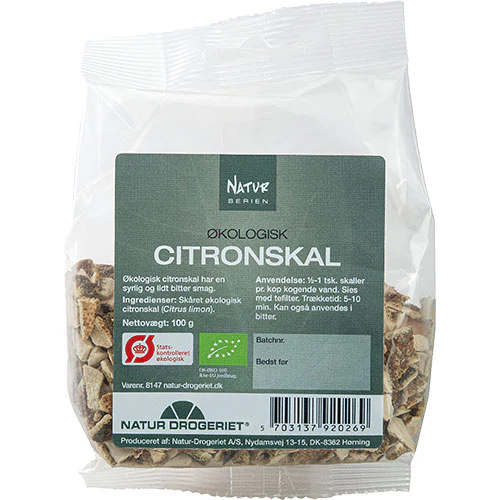 Natur-Drogeriet Citronskal Tørret Økologisk | 100 g