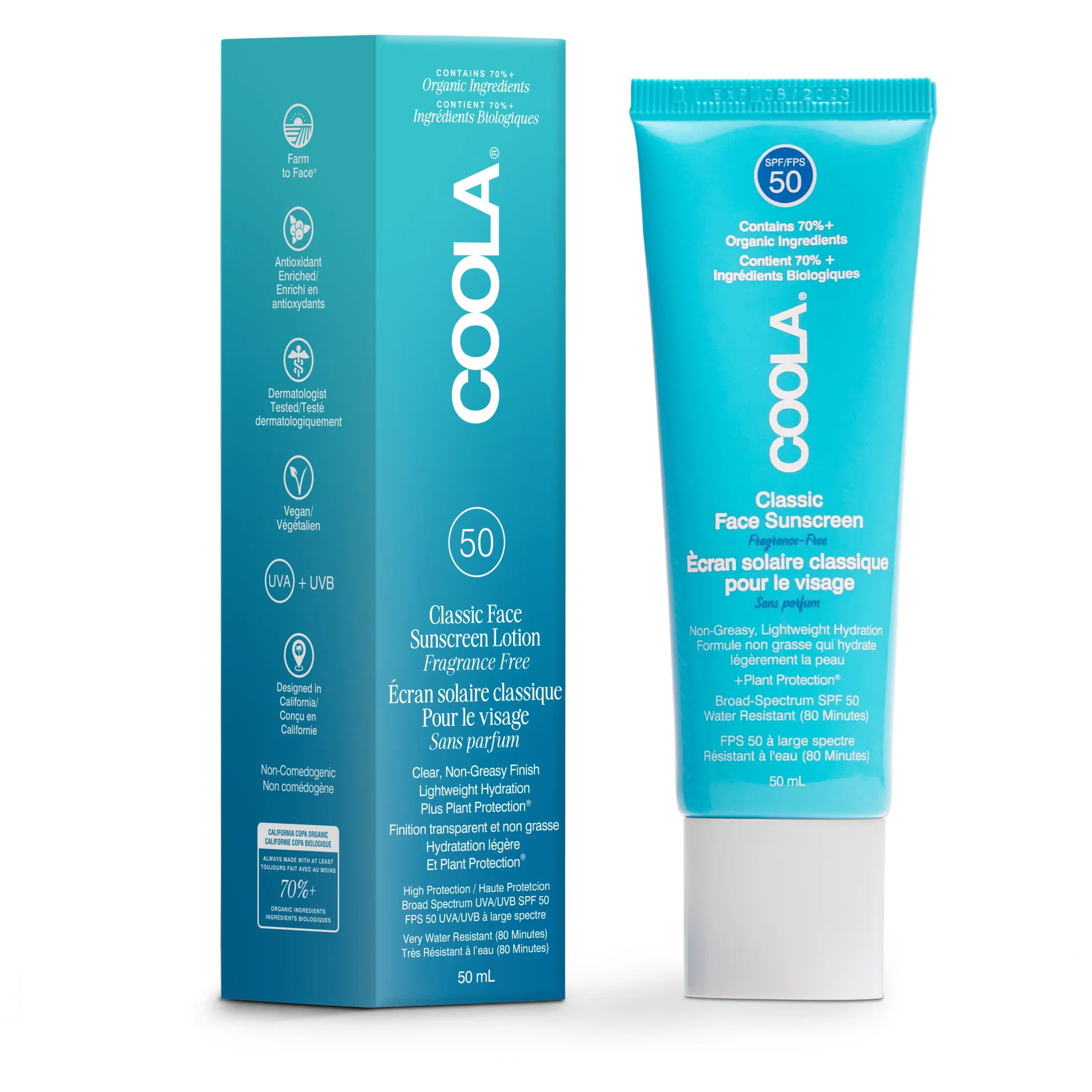 Classic Face Lotion SPF 50 parfumefri
