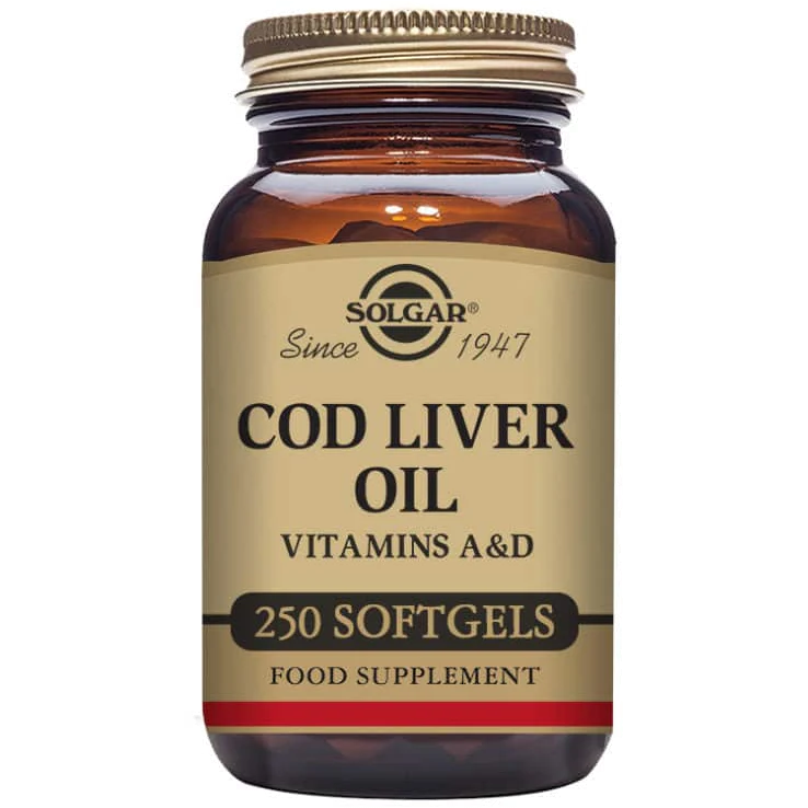 Solgar Cod Liver Oil | 250 kapsler